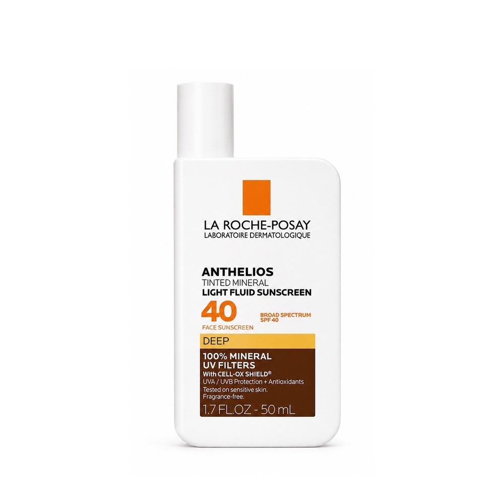 La Roche Posay Sunscreen Anthelios Tinted Mineral SPF 40 Deep Face 1.7oz New